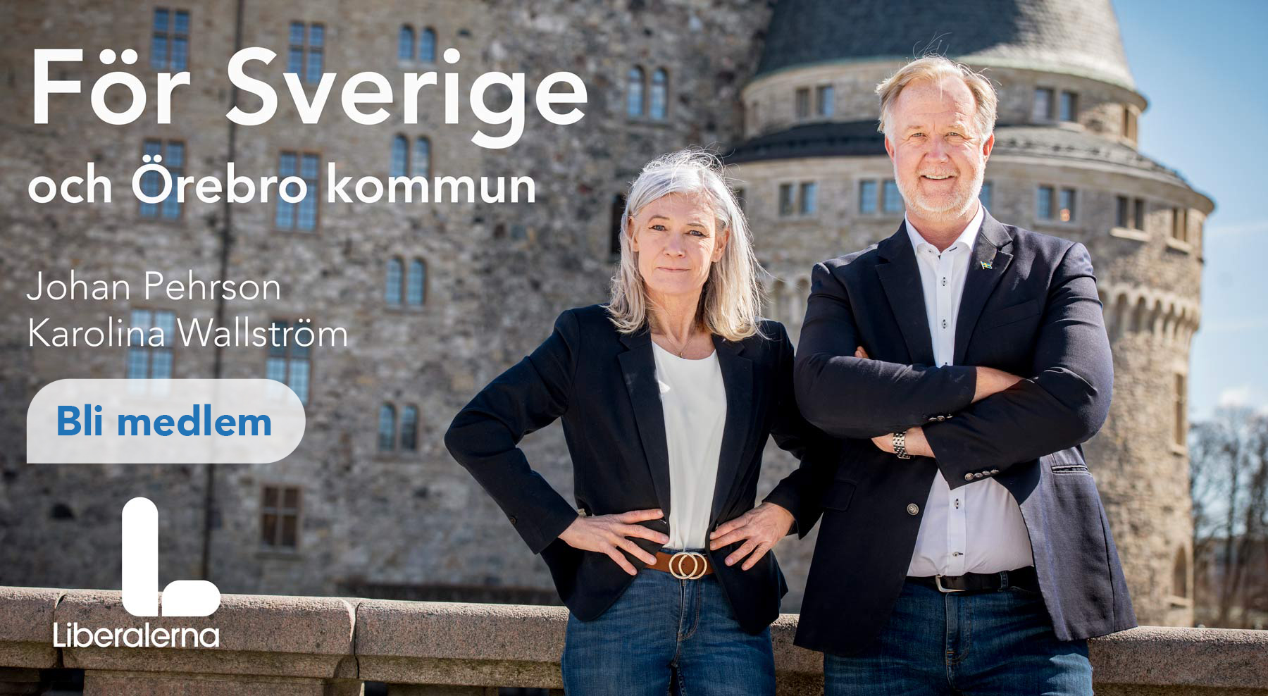 Johan Pehrson och Karolina Wallström