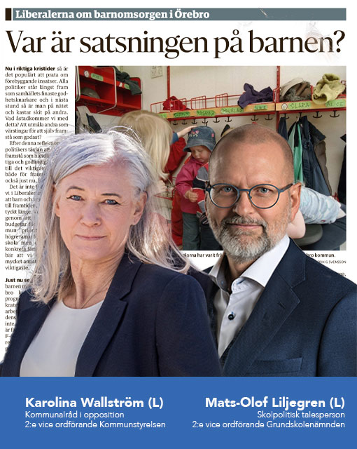 Karolina Wallström och Mats-Olof Liljegren