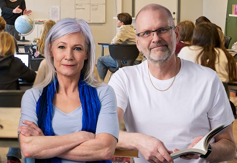 Karolina Wallström och Mats-Olof Liljegren 
