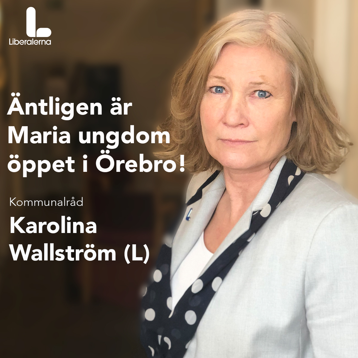 Karolina Wallström (L) Kommunalråd