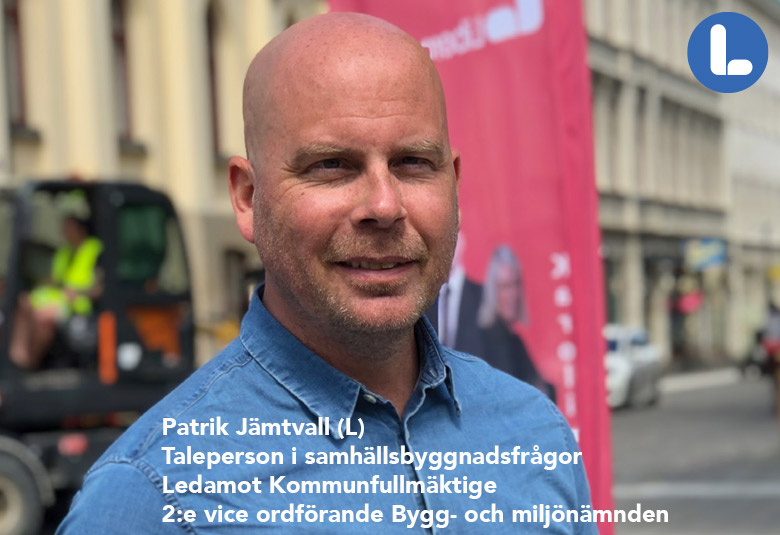 Patrik Jämtvall (L) Taleperson i samhällsbyggnadsfrågor Ledamot Kommunfullmäktige  2:e vice ordförande Bygg- och miljönämnden  E-post: patrik.jamtvall@orebro.se Tel: 070-669 98 94