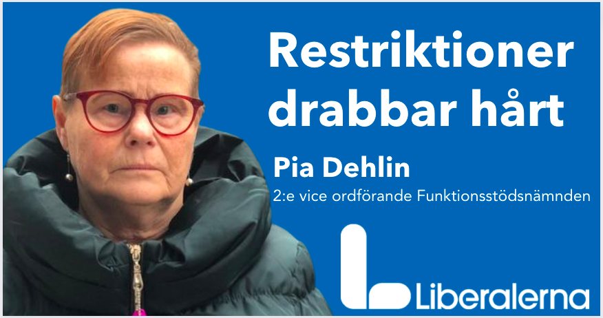 Pia Delin Liberalerna Örebro kommun 2:e vice ordförande Funktionsstödsnämnden