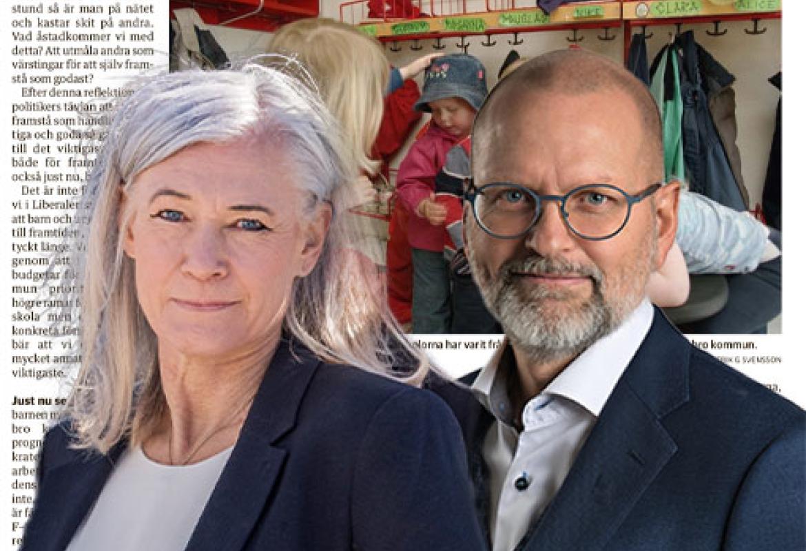 Karolina Wallström och Mats-Olof Liljegren