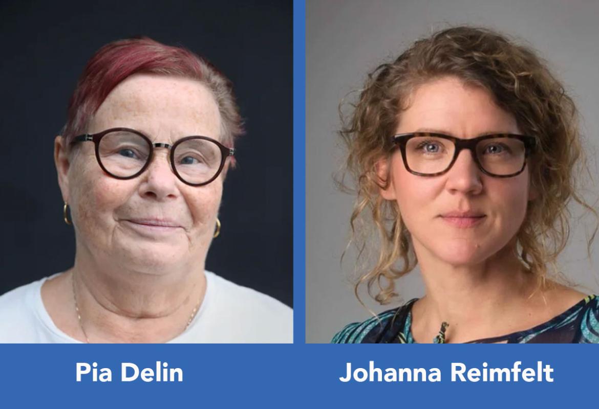 Pia Delin och Johanna Reimfelt 