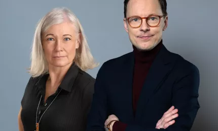 Kommunalråd Karolina Wallström (L) och Mats Persson,  arbetsmarknads- och integrationsminister (L)