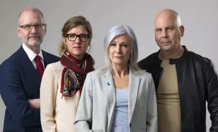 Ledande liberaler i Örebro kommun: Karolina Wallström, Patrik Jämtvall, Johanna Reimfelt och Mats-Olof Liljegren