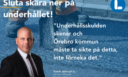 Patrik Jämtvall Liberalerna Örebro kommun