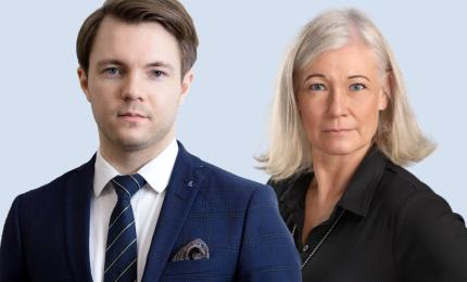Willhelm Sundman och Karolina Wallström
