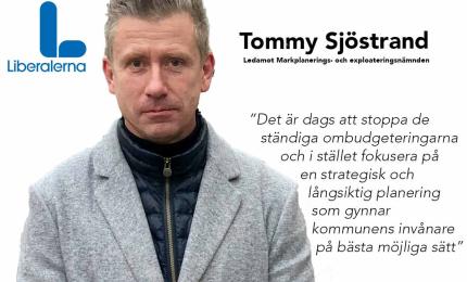 Tommy Sjöstrand, Liberalerna Örebro kommun Ledamot Markplanerings- och exploateringsnämnden