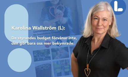 Kommunalråd Karolina Wallström (L)