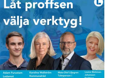 Karolina Wallström, Liberalerna Örebro kommun Kommunalråd i opposition  Mats-Olof Liljegren, Liberalerna Örebro kommun Talesperson i skolfrågor  Adam Furustam, Liberalerna Örebro kommun Ledamot Förskolenämnden  Louice Bäckman Johansson, Liberalerna Örebro kommun Ersättare Förskolenämnden