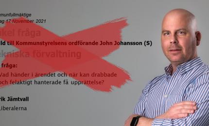 Patrik Jämtvall Liberalerna Örebro kommun 2:e vice ordförande Programnämnd Samhällsbyggnad