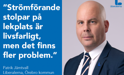 Patrik Jämtvall Liberalerna Örebro kommun 2:e vice ordförande Programnämnd Samhällsbyggnad