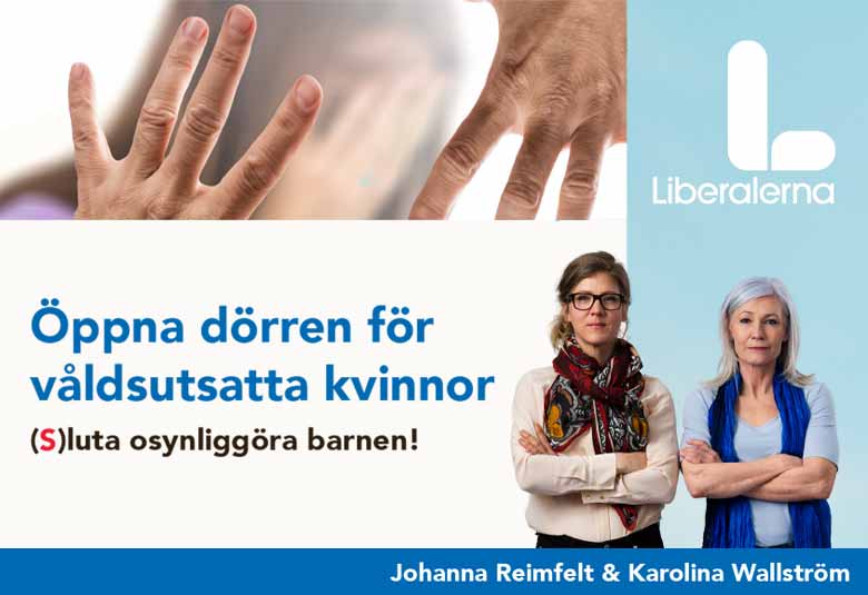 Öppna dörren för våldsutsatta kvinnor.