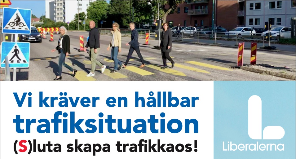 Vi kräver en hållbar trafiksituation - (S)luta skapa trafikkaos!